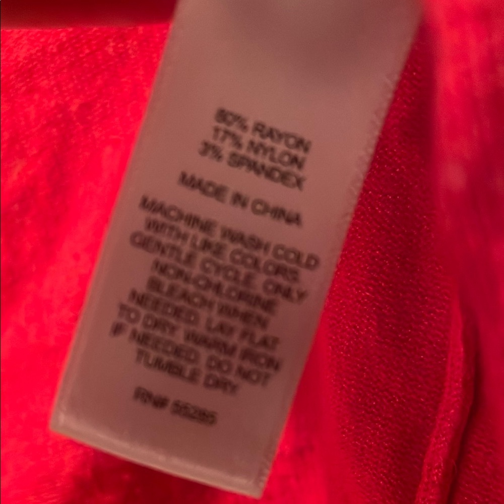 Express Red Cardigan - Picture 3 of 5